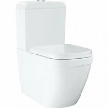 Унитаз напольный готовый комплект GROHE Euro Ceramic, альпин-белый (39462000)