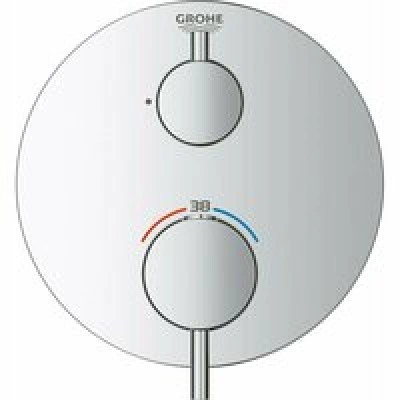 Внешняя часть термостата для душа GROHE Atrio на 2 потребителя, хром (24134003) Внешняя часть термостата для душа GROHE Atrio на 2 потребителя, хром (24134003)