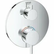 Внешняя часть термостата для ванны GROHE Atrio на 2 потребителя, хром (24138003)