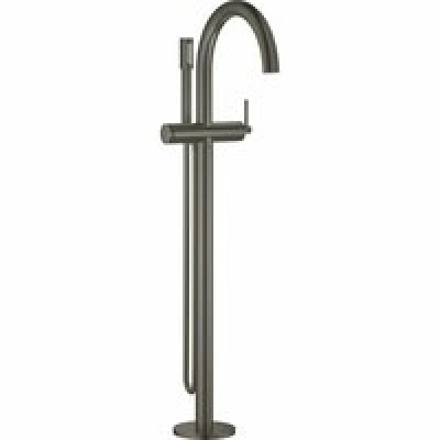 Внешняя часть смесителя для ванны GROHE Atrio напольного монтажа, темный графит матовый (32653AL3)