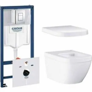 Готовый набор для туалета GROHE Euro Ceramic (NW0017-1) Готовый набор для туалета GROHE Euro Ceramic (NW0017-1)