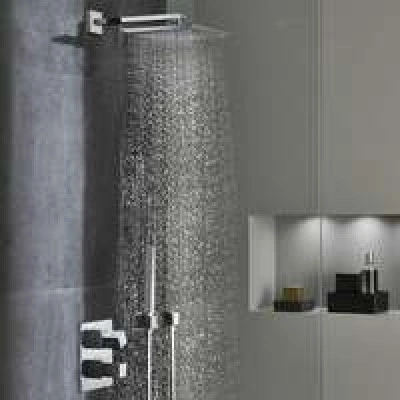 Душевая система GROHE Grohtherm Cube, хром, (34741000) Душевая система GROHE Grohtherm Cube, хром, (34741000)