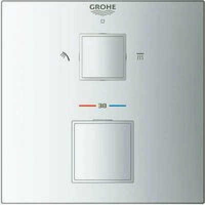 Душевая система GROHE Grohtherm Cube, хром, (34741000) Душевая система GROHE Grohtherm Cube, хром, (34741000)