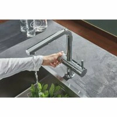 Смеситель для кухонной мойки GROHE Blue Pure Minta с функцией фильтрации, с фильтром в комплекте, хром (30382000) Смеситель для кухонной мойки GROHE Blue Pure Minta с функцией фильтрации, с фильтром в комплекте, хром (30382000)