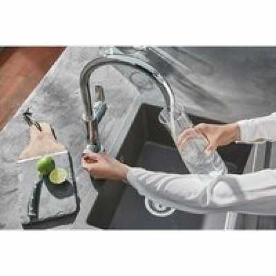 Смеситель для кухонной мойки GROHE Blue Pure Eurosmart с функцией фильтрации, с фильтром в комплекте, хром (30383000) Смеситель для кухонной мойки GROHE Blue Pure Eurosmart с функцией фильтрации, с фильтром в комплекте, хром (30383000)