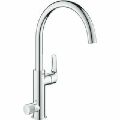 Смеситель для кухонной мойки GROHE Blue Pure Eurosmart, с функцией фильтрации, без фильтра в комплекте, хром (31722000) Смеситель для кухонной мойки GROHE Blue Pure Eurosmart, с функцией фильтрации, без фильтра в комплекте, хром (31722000)