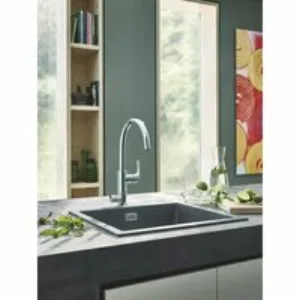 Смеситель для кухонной мойки GROHE Blue Pure Eurosmart, с функцией фильтрации, без фильтра в комплекте, хром (31722000) Смеситель для кухонной мойки GROHE Blue Pure Eurosmart, с функцией фильтрации, без фильтра в комплекте, хром (31722000)