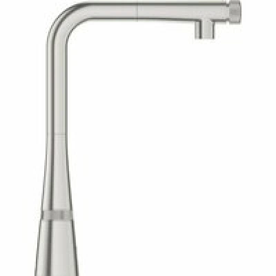 Смеситель для кухни GROHE Zedra SmartControl с вытяжным изливом, суперсталь (31593DC2) Смеситель для кухни GROHE Zedra SmartControl с вытяжным изливом, суперсталь (31593DC2)