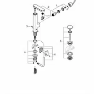Смеситель для раковины GROHE Plus, L-size, хром (23844003) Смеситель для раковины GROHE Plus, L-size, хром (23844003)