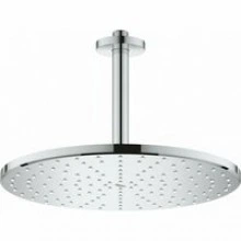 Верхний душ GROHE Rainshower 310 Mono с душевым кронштейном, 9,5 л/мин, 1 режим, 142 мм, хром (26559000)
