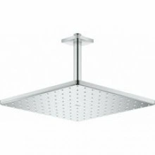 Верхний душ с потолочным душевым кронштейном 142 мм, 1 режим струи, GROHE Rainshower Mono 310 Cube, хром, (26565000)