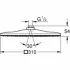 Верхний душ GROHE Rainshower 310 Mono, 9,5 л/мин, 1 режим, белая луна (26568LS0) Верхний душ GROHE Rainshower 310 Mono, 9,5 л/мин, 1 режим, белая луна (26568LS0)