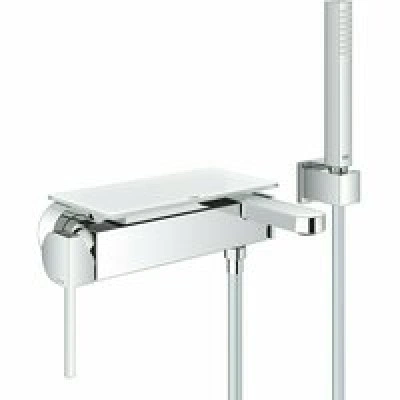 Смеситель для ванны GROHE Plus с душевым гарнитуром, хром (33547003) Смеситель для ванны GROHE Plus с душевым гарнитуром, хром (33547003)