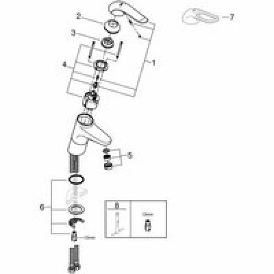 Смеситель для раковины GROHE Euroeco Special, хром (32765000) Смеситель для раковины GROHE Euroeco Special, хром (32765000)