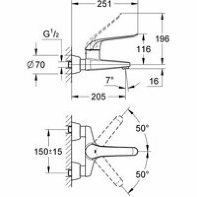 Смеситель для раковины GROHE Euroeco Special, хром (32778000) Смеситель для раковины GROHE Euroeco Special, хром (32778000)