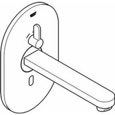 Внешняя часть смесителя для раковины GROHE Eurosmart Cosmopolitan E инфракрасный, хром (36315000) Внешняя часть смесителя для раковины GROHE Eurosmart Cosmopolitan E инфракрасный, хром (36315000)