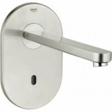 Внешняя часть крана для раковины GROHE Eurosmart Cosmopolitan E инфракрасный, без функции смешивания, питание от сети 230V, нержавеющая сталь (36334SD0)