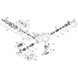 Термостат для ванны GROHE Grohtherm 2000 NEW, хром (34176001) Термостат для ванны GROHE Grohtherm 2000 NEW, хром (34176001)