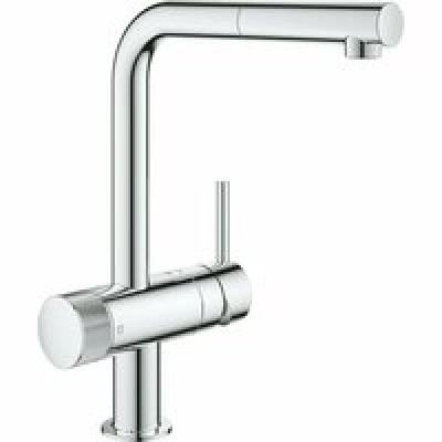 Смеситель для кухонной мойки GROHE Blue Pure Minta, с функцией фильтрации, без фильтра в комплекте, хром (31721000) Смеситель для кухонной мойки GROHE Blue Pure Minta, с функцией фильтрации, без фильтра в комплекте, хром (31721000)