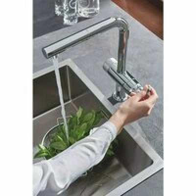 Смеситель для кухонной мойки GROHE Blue Pure Minta, с функцией фильтрации, без фильтра в комплекте, хром (31721000) Смеситель для кухонной мойки GROHE Blue Pure Minta, с функцией фильтрации, без фильтра в комплекте, хром (31721000)