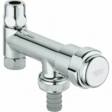 Вентиль угловой для подключения GROHE 3/8 дюйма, хром (41030000)