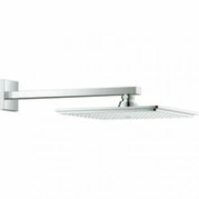 Верхний душ с душевым кронштейном 286 мм, 1 режим струи, GROHE Rainshower Allure 230, хром, (26054000)