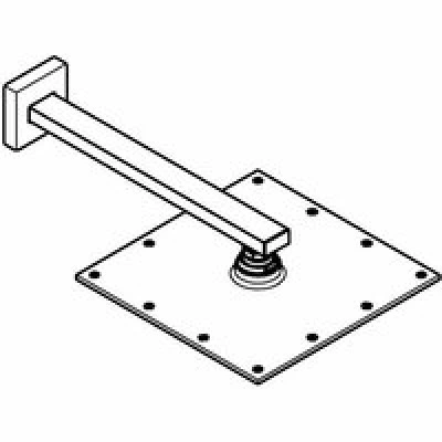 Верхний душ с душевым кронштейном 286 мм, 1 режим струи, GROHE Rainshower Allure 230, хром, (26054000) Верхний душ с душевым кронштейном 286 мм, 1 режим струи, GROHE Rainshower Allure 230, хром, (26054000)