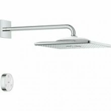 Верхний душ GROHE Rainshower SmartConnect 310 Cube, 7,5 л/мин, 2 режима, 422 мм, хром (26642000)
