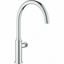 Кран для кухонной мойки GROHE Blue Pure Mono с функцией фильтрации, без фильтра в комплекте, хром (31724000)
