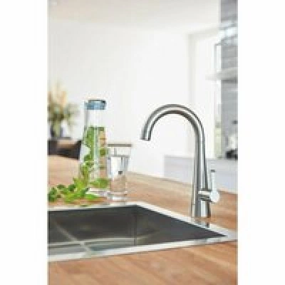 Кран для кухонной мойки GROHE Zedra для фильтрованной воды, без функции смешивания, суперсталь (30026DC2) Кран для кухонной мойки GROHE Zedra для фильтрованной воды, без функции смешивания, суперсталь (30026DC2)