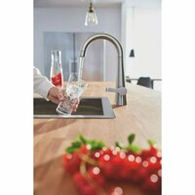 Кран для кухонной мойки GROHE Zedra для фильтрованной воды, без функции смешивания, суперсталь (30026DC2) Кран для кухонной мойки GROHE Zedra для фильтрованной воды, без функции смешивания, суперсталь (30026DC2)