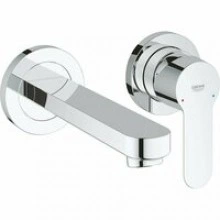 Смеситель для раковины GROHE BauEdge в комплекте с монтажной частью, хром (20474000)