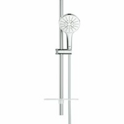 Душевой гарнитур GROHE Rainshower SmartActive 130 с мыльницей, 3 режима струи, душевая штанга 600 мм, 12 л/мин, белая луна (26576LS0) Душевой гарнитур GROHE Rainshower SmartActive 130 с мыльницей, 3 режима струи, душевая штанга 600 мм, 12 л/мин, белая луна (26576LS0)