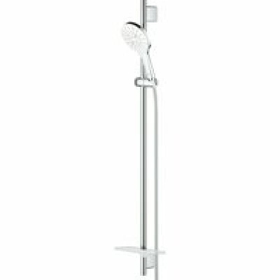 Душевой гарнитур GROHE Rainshower SmartActive 130 с мыльницей, 3 режима струи, душевая штанга 900 мм, 9,5 л/мин, белая луна (26579LS0) Душевой гарнитур GROHE Rainshower SmartActive 130 с мыльницей, 3 режима струи, душевая штанга 900 мм, 9,5 л/мин, белая луна (26579LS0)