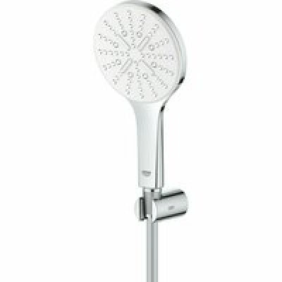 Душевой набор GROHE Rainshower SmartActive 130, 3 режима, 1500 мм, 9,5 л/мин, белая луна (26581LS0) Душевой набор GROHE Rainshower SmartActive 130, 3 режима, 1500 мм, 9,5 л/мин, белая луна (26581LS0)