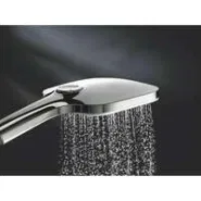 Ручной душ GROHE Rainshower SmartActive 130 Cube, 9,5 л/мин, 3 режима, хром/белый (26582LS0)
