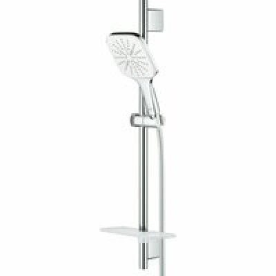 Душевой гарнитур GROHE Rainshower SmartActive 130 Cube, 3 вида струй, белая луна (26584LS0) Душевой гарнитур GROHE Rainshower SmartActive 130 Cube, 3 вида струй, белая луна (26584LS0)