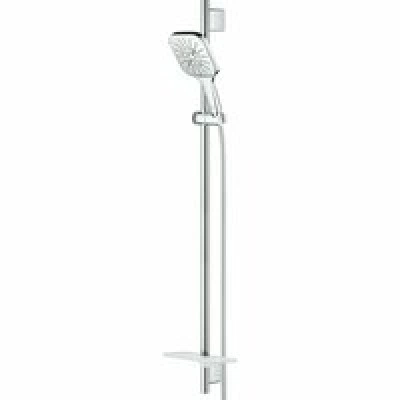 Душевой гарнитур GROHE Rainshower SmartActive 130 Cube с мыльницей, 3 режима струи, душевая штанга 900 мм, 12 л/мин, хром (26586000) Душевой гарнитур GROHE Rainshower SmartActive 130 Cube с мыльницей, 3 режима струи, душевая штанга 900 мм, 12 л/мин, хром (26586000)