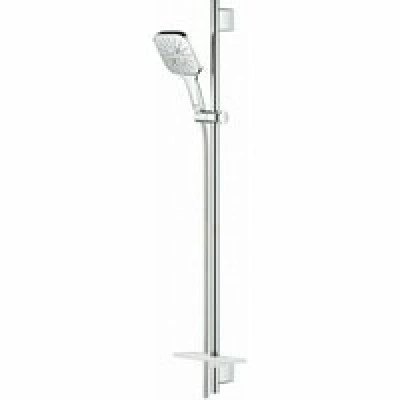 Душевой гарнитур GROHE Rainshower SmartActive 130 Cube с мыльницей, 3 режима струи, душевая штанга 900 мм, 9,5 л/мин, хром (26587000) Душевой гарнитур GROHE Rainshower SmartActive 130 Cube с мыльницей, 3 режима струи, душевая штанга 900 мм, 9,5 л/мин, хром (26587000)
