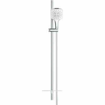 Душевой гарнитур GROHE Rainshower SmartActive 130 Cube с мыльницей, 3 режима струи, душевая штанга 900 мм, 9,5 л/мин, белая луна (26587LS0) Душевой гарнитур GROHE Rainshower SmartActive 130 Cube с мыльницей, 3 режима струи, душевая штанга 900 мм, 9,5 л/мин, белая луна (26587LS0)