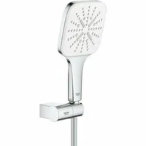 Душевой набор GROHE Rainshower SmartActive 130 Cube, 3 режима, 1500 мм, 9,5 л/мин, белая луна (26588LS0) Душевой набор GROHE Rainshower SmartActive 130 Cube, 3 режима, 1500 мм, 9,5 л/мин, белая луна (26588LS0)