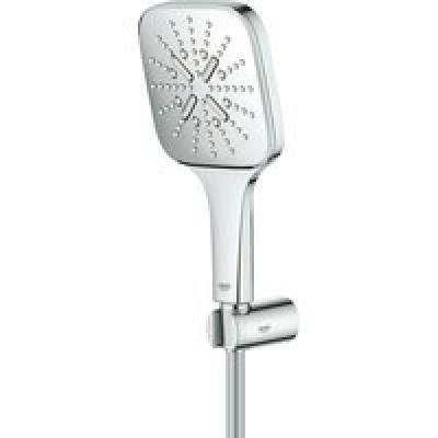 Душевой набор GROHE Rainshower SmartActive 130 Cube, 3 режима, 1500 мм, 9,5 л/мин, хром (26589000) Душевой набор GROHE Rainshower SmartActive 130 Cube, 3 режима, 1500 мм, 9,5 л/мин, хром (26589000)