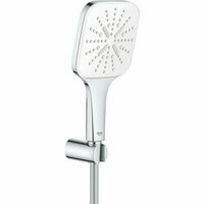 Душевой набор GROHE Rainshower SmartActive 130 Cube, 3 режима, 1500 мм, 9,5 л/мин, белая луна (26589LS0) Душевой набор GROHE Rainshower SmartActive 130 Cube, 3 режима, 1500 мм, 9,5 л/мин, белая луна (26589LS0)