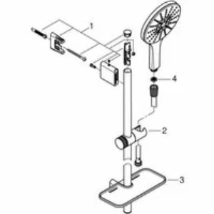 Душевой гарнитур GROHE Rainshower SmartActive 150 с мыльницей, 3 режима струи, душевая штанга 900 мм, 12 л/мин, хром (26593000) Душевой гарнитур GROHE Rainshower SmartActive 150 с мыльницей, 3 режима струи, душевая штанга 900 мм, 12 л/мин, хром (26593000)
