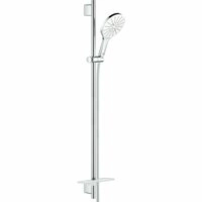 Душевой гарнитур GROHE Rainshower SmartActive 150 с мыльницей, 3 режима струи, душевая штанга 900 мм, 9,5 л/мин, белая луна (26594LS0) Душевой гарнитур GROHE Rainshower SmartActive 150 с мыльницей, 3 режима струи, душевая штанга 900 мм, 9,5 л/мин, белая луна (26594LS0)