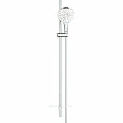 Душевой гарнитур GROHE Rainshower SmartActive 150 с мыльницей, 3 режима струи, душевая штанга 900 мм, 9,5 л/мин, белая луна (26594LS0) Душевой гарнитур GROHE Rainshower SmartActive 150 с мыльницей, 3 режима струи, душевая штанга 900 мм, 9,5 л/мин, белая луна (26594LS0)
