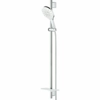 Душевой гарнитур GROHE Rainshower SmartActive 150 с мыльницей, 3 режима струи, душевая штанга 900 мм, 9,5 л/мин, белая луна (26594LS0) Душевой гарнитур GROHE Rainshower SmartActive 150 с мыльницей, 3 режима струи, душевая штанга 900 мм, 9,5 л/мин, белая луна (26594LS0)