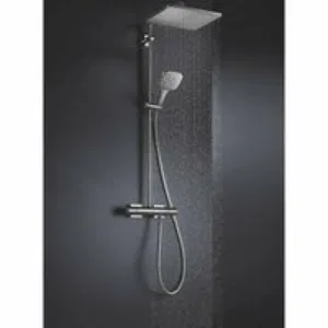 Душевая система GROHE Rainshower SmartActive 310 Cube с термостатом для душа, хром (26652000) Душевая система GROHE Rainshower SmartActive 310 Cube с термостатом для душа, хром (26652000)