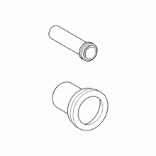 Комплект впускного и смывного гарнитура GROHE для подвесного унитаза, Ø 90 мм (37311K00)