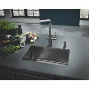 Дозатор жидкого мыла GROHE Cosmopolitan, темный графит матовый, (40535AL0) Дозатор жидкого мыла GROHE Cosmopolitan, темный графит матовый, (40535AL0)